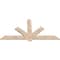 Ekena Millwork Kennewick Smooth Timber Gable Bracket, Douglas Fir, 72"W x 36"H x 1 1/2"D x 5 1/2"F, 12/12 Pitch GBW072X36X0206KEN00SDF - alternate 2
